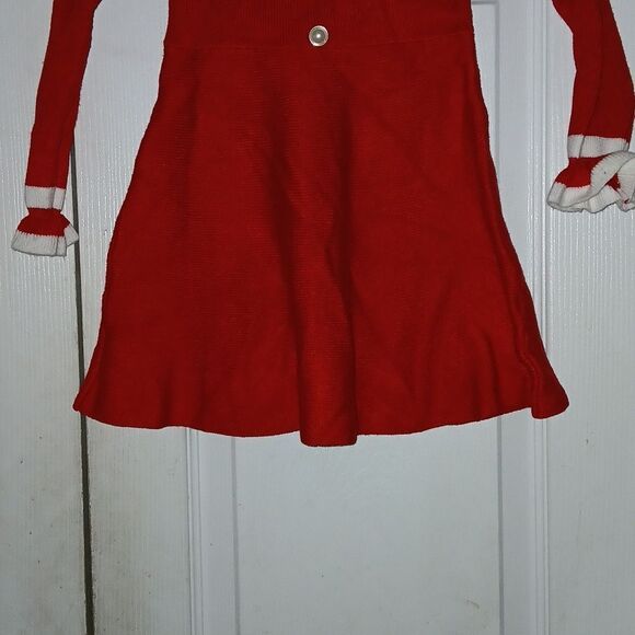 Holiday Christmas Valentine long sleeve sweater dress Sz 110    SZ 4-5 US NWOT - Picture 2 of 6